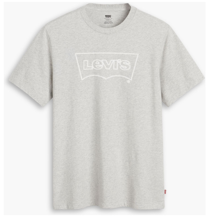 Levis graphic crewneck tee ssnl bw rope light heather gray Levis graphic crewneck tee ssnl bw rope light heather gray